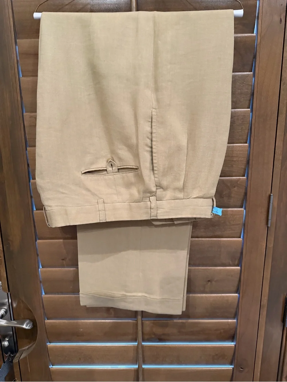 Ralph Lauren Men’s Vintage Tan Linen Pants - Size 36